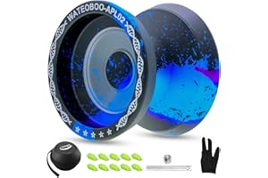 WATIEOBOO Professional Responsive Yoyo for Beginners & Adults - Durable, Extended Spin Time with Glove & 10 Replacement Strings