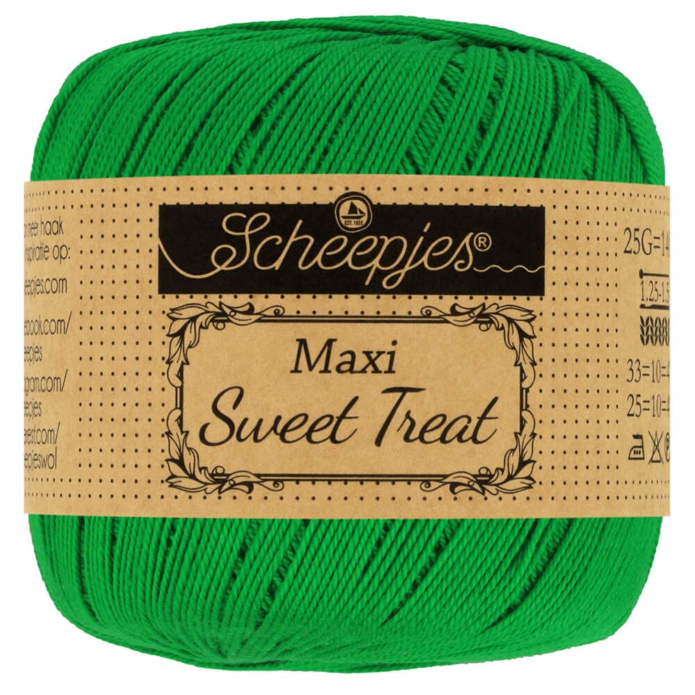 Scheepjes - Scheepjes Maxi Sweet Treat 606 Grass Green Yarn - 1x25g — image 1