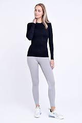 TCA Super Thermal Top Women Ladies Thermal Vest Black XXL Ski Base Layer view 5