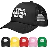 Custom Hats for Man Woman Personalized Bulk Trucker Cap with Text Photo Logo Gifts