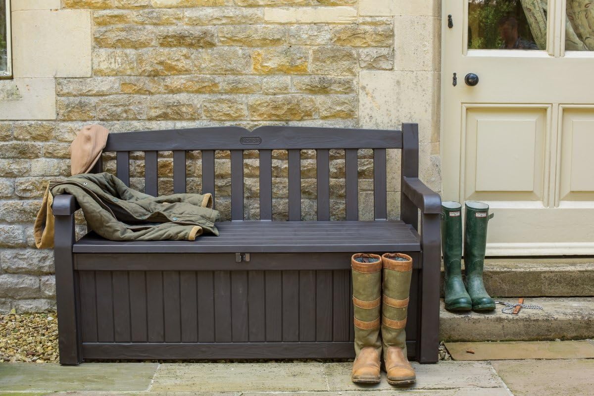 Norfolk Leisure Iceni Waterproof Storage Bench 140cm Amazon.co.uk