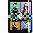 Demon Slayer Hardcover Notebook | Bound Sketchbook Journal, Work Memo Notepad With Lined Paper, Travel Diary Writing | School Supplies For Classroom, College, Business | Anime Gifts and Collectibles