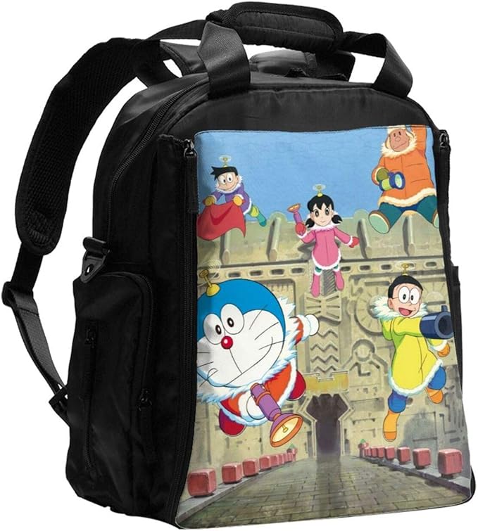 Doraemon Mochila para pañales, bolsa de almacenamiento para bebé