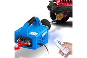 NEWTRY 1100lbs Electric Hoist Winch with Wireless Remote Control 110/120 Volt Portable Power Electric Hoist 16ft/min