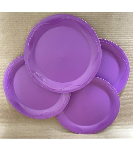 Amazon.com | Tupperware Set of 4 Open House Plates Floresta 11