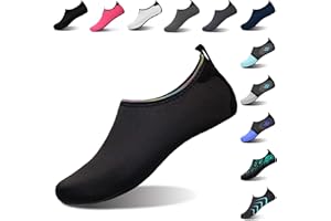 L-RUN Women Water Shoes Mens Barefoot Skin Aqua Socks for Run Dive Surf Swim Beach Yoga Quick Drying