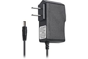 MAD OWL DMX Controller 12V DC Power Adapter, 12V Guitar Pedal Power Supply, 12 Volt 1000mA Charger Cord for Piano Keyboard, Guitar Effects Pedals Adapter Center Negative