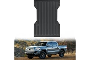 GALVAGNITE Truck Bed Mat for 2005-2023 Toyota Tacoma 6FT Bed Accessories, All Weather TPE Tacoma Double Cab and XtraCab Pickup Truck Bed Liner