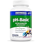 Enzymedica, pH-Basic, Includes Digestive Enzymes, Nutrients & Herbs, Supports Healthy Digestion & pH Balance, 90 Count
