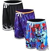 AOPAOSP 2/3 Pack Basketball Shorts with Zipper Pockets for Men,Active Athletic Shorts