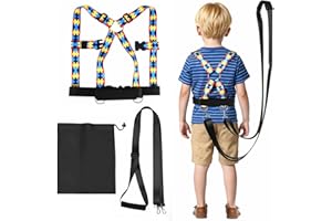 Topdatry Walking Safety Harness for Older Kids 3–12 Years – Adjustable Leash Vest for Special Needs, Autism, ADHD, with Stron