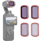 PGYTECH ND Lens Filter Set (ND8-64) for DJI Osmo Pocket 3 4/Xtra Muse | Premuim Optical Glass, Waterproof, Multi-Coated HD Lens Filter Accessories