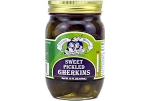 Amish Wedding Sweet Pickled Gherkins 15oz (Pack of 2)