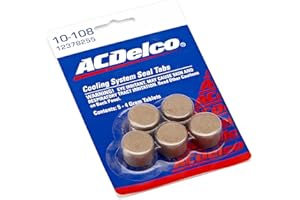 ACDelco GM Original Equipment 10-108 (12378255) Cooling System Sealing Tabs - 4 g (Pack of 5)