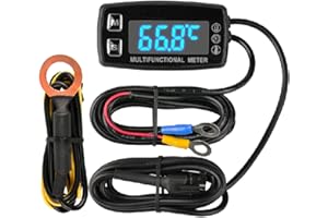 Runleader RL-HM035LT LED Tach/Hour Meter thermometer temperature meter for gasoline marine outboard paramotor trimmer cultiva