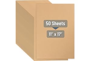 Mr. Pen- Kraft Paper Sheets, 50 Pack, 11” x 17", Kraft Paper, Brown Craft Paper, Craft Paper Sheets, Kraft Stationary Paper, 