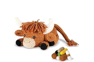 1 pcs Crochet kit for Beginners Adults, Learn to Crochet, Include Easy Knitting Soft Yarn, Video Tutorial, Hook, Holiday Birt