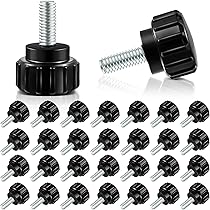 Tornillos Moleteados M3 X 10 Mm - Pack De 30 Unidades Con Cabeza De Mariposa Negra, Para Montaje Rápido Sin Herramientas