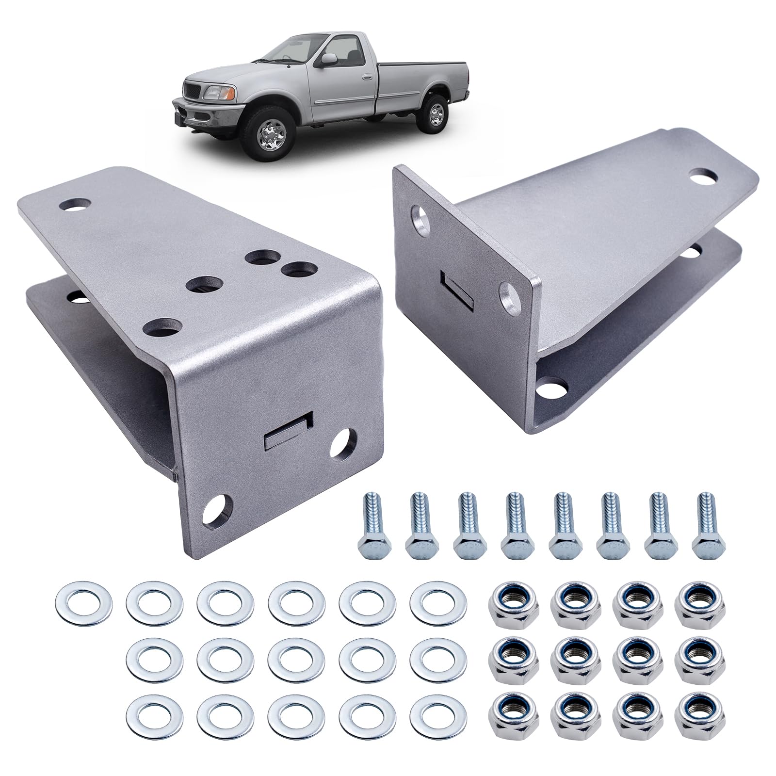 Photo 1 of maXpeedingrods Front Axle Pivot Drop Bracket for Ford F250 1980-1998 4WD with 2" 3" Lift Kit