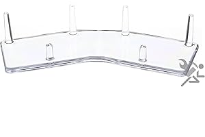 OnFireGuy 8" Paired 3-Peg Display Stand for Minerals Fossils and Geode Specimens, Qty: 1