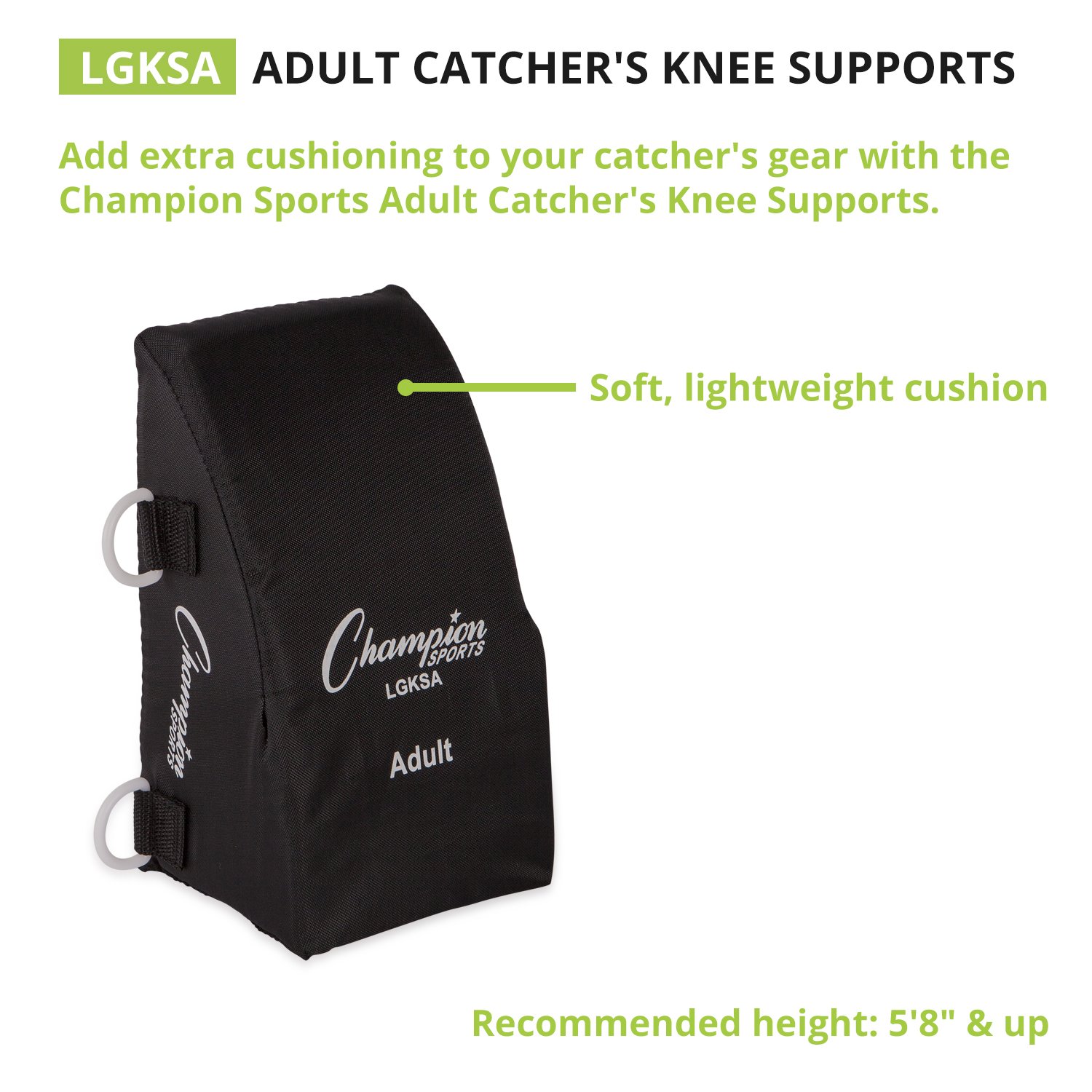 Champion Sports Catchers Knee Support Soft Durable Baseball Catcher