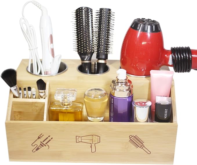 Lecerent Hair Tool Organizer, Bathroom Vanity Organizers for Hair