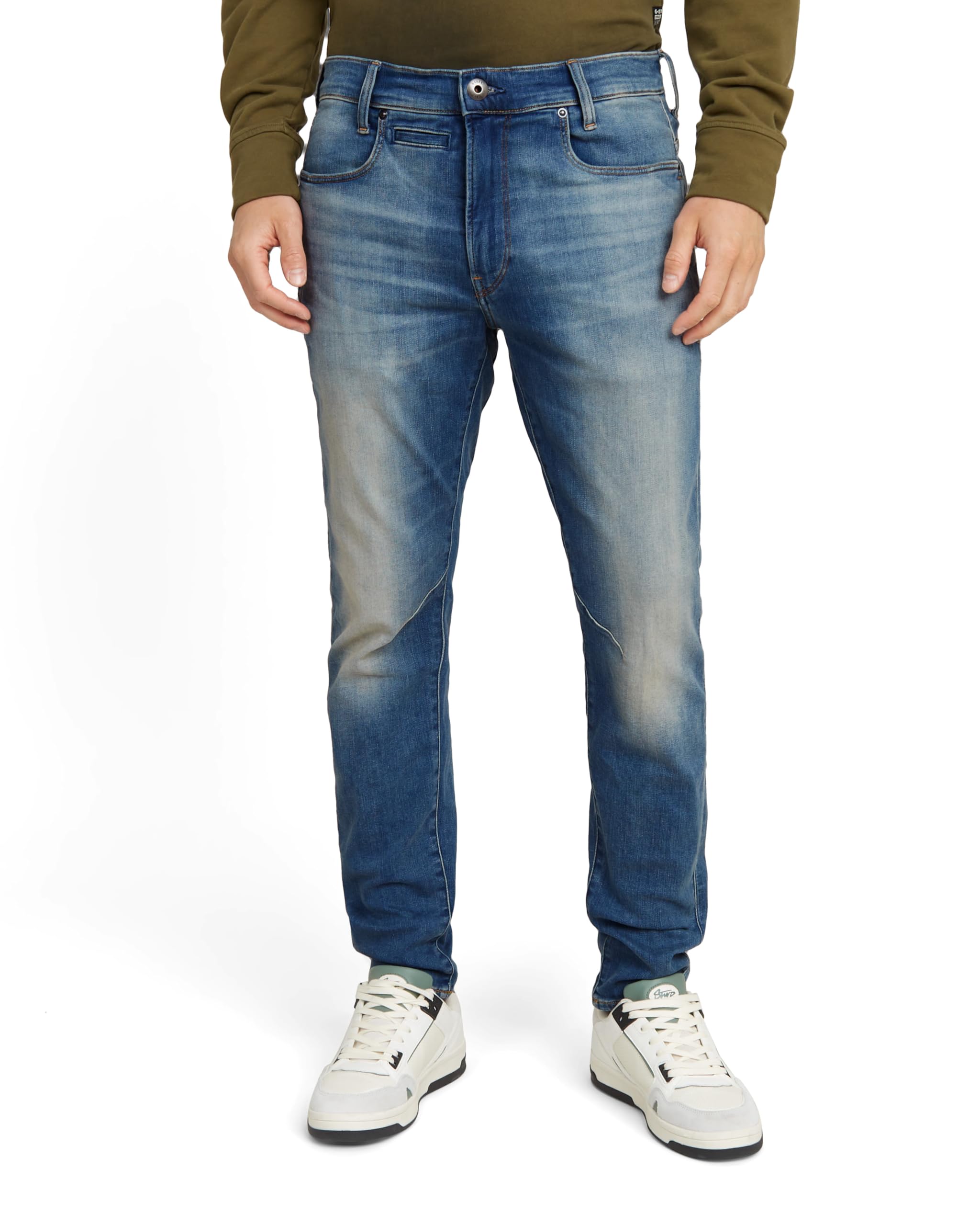 D-STAQ 3D Slim Fit Jeans, Medium Aged, 33W x 36L Image