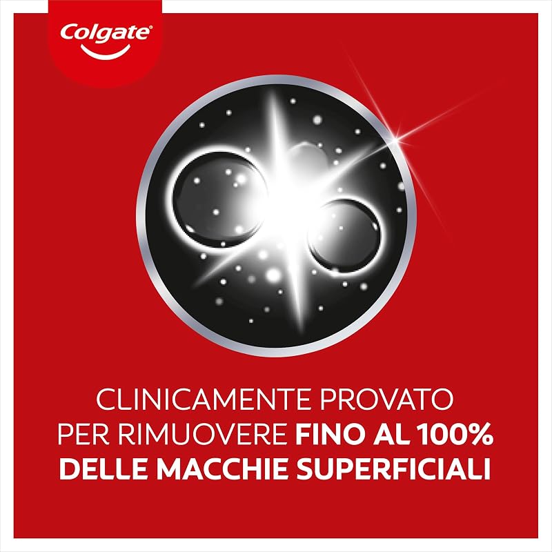 Dentifricio Sbiancante Max White Carbon 4 Confezioni da 75 ml I Dentifricio Minerale Delicato Al Carbone Attivo Per Denti Bianchil I Sbiancantemento denti I Bianco naturale