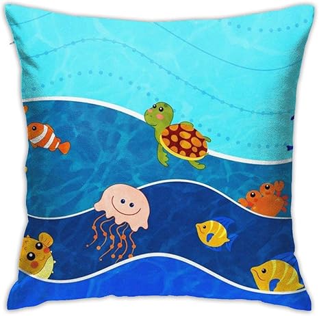 Amazon 枕カバー 動物海亀 ピローケース 柔らかい 快適 変形しにくい 寝装 寝具小物 サイズ 約45 45cm 枕カバー ピローケース オンライン通販