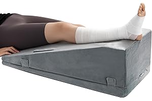 Ganondorf Leg Elevation Pillow, Premium Foam Leg Support Adjustable Wedge Pillow Relieves Joint Pain After Surgery Ergonomic 
