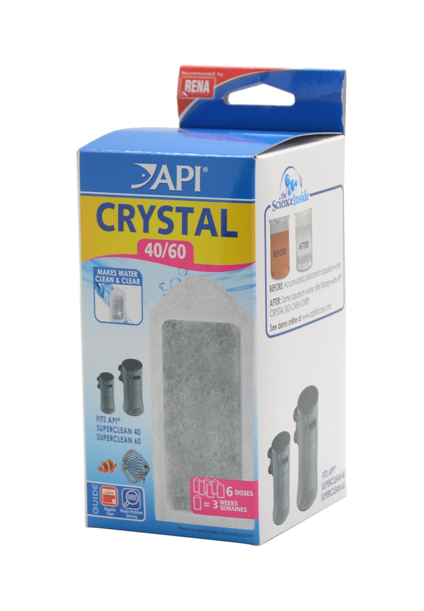 Apl Accessory for Aquarium Crystal 40/60 Box of 6 Doses