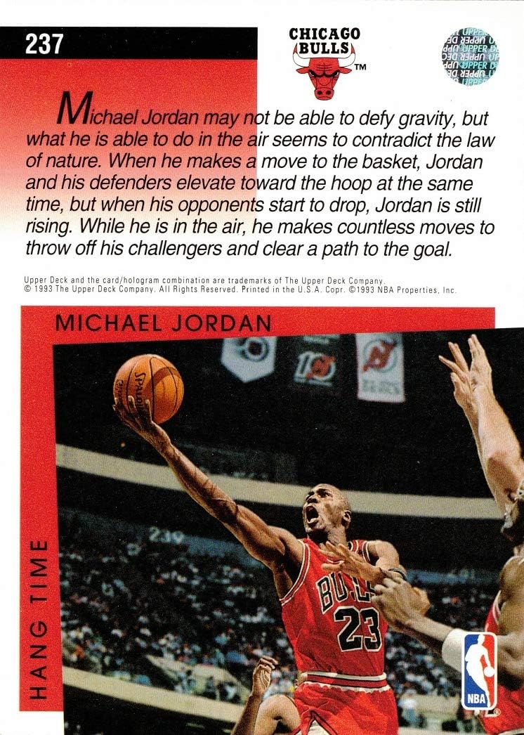 michael jordan upper deck 237