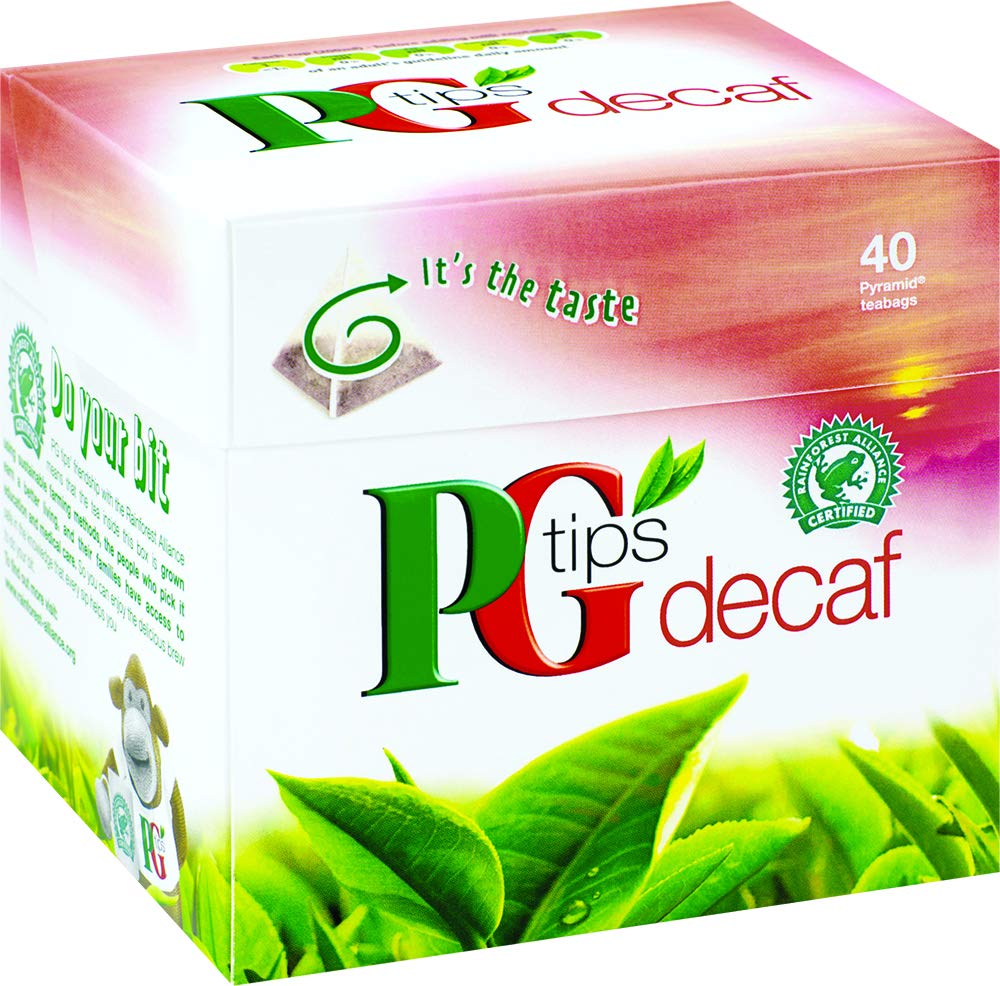 PG Tips Tea Decaf (Pack of 35 Pyramid Tea Bags) 101g Grocery & Gourmet Food