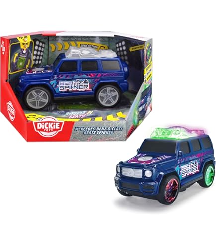 Dickie 203765008 Mercedes Clase E Beatz Spinner Dancer Vehículo 9.1 In Sonidos Y Luces A Partir De 3 Años