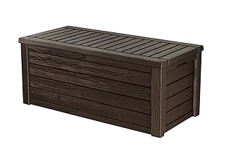 Amazon.com : Keter Westwood Plastic Deck Storage Container Box ...