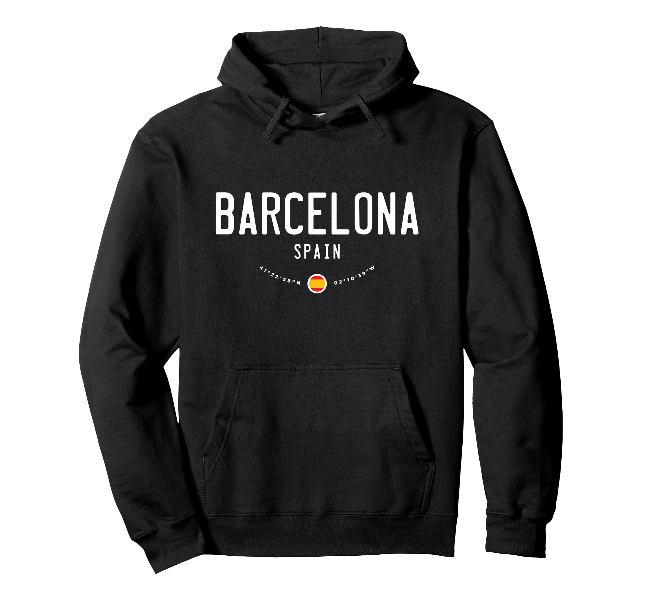 Barcelona Spain Pullover Hoodie — image 1