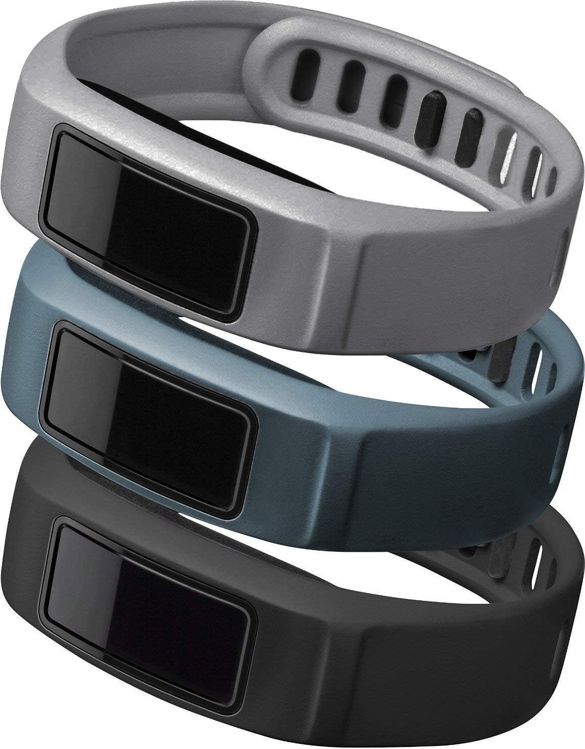 Compatible with Garmin Vivofit 2 Replacement Bands with Metal Clasp for Women Men Small Large(No Tracker)