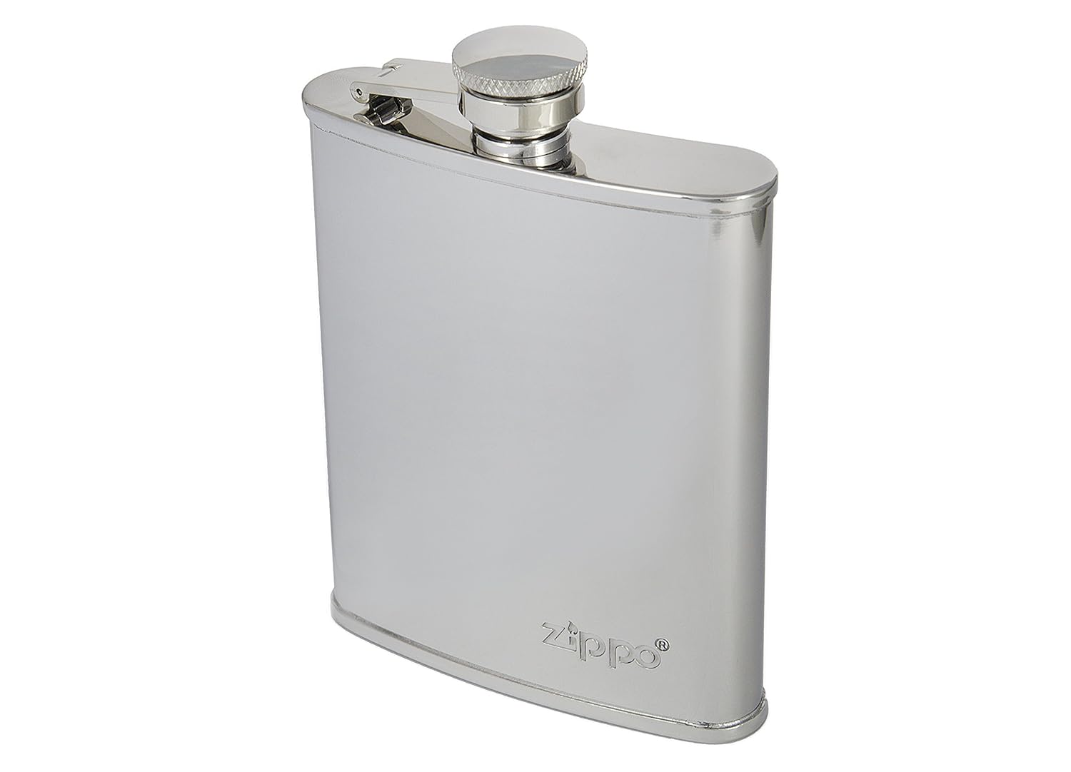 Zippo Unisex's Hip Flask, Polished Chrome, 6 oz Amazon.co.uk Sports