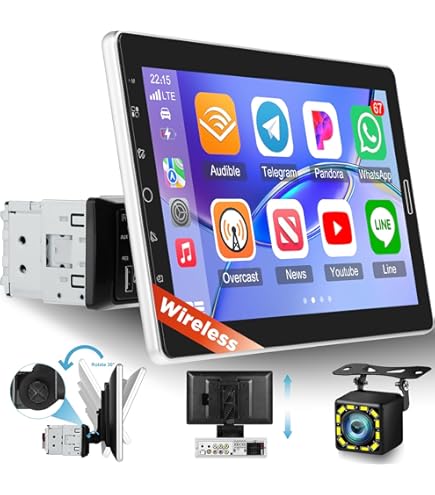 Amazon.com: 10.1 inch Single Din Touchscreen Radio 10 inch Car