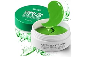 Enaskin Naturals Under Eye Patches Dark Circles Under Eye Masks for Puffiness - Green Tea Eye Gel Pads With Collagen & Niacinamide & Caffeine, Wrinkles Reducing Gels for Eye Bags & Fine Lines