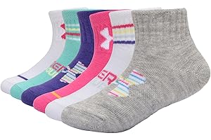 Under Armour girls Multi Pack Quarter Sock