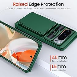 CENMASO for Google Pixel 9 Pro XL Case with Card