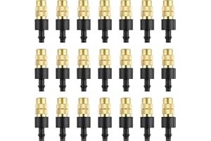 30PCS Adjustable Copper Atomizing Nozzle Kalolary Drip Irrigation Sprayer 4/7mm Atomizing Micro Sprinkler Garden Cooling Irri