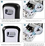 Mitoymia Key Safe Wall Mounted 4 Digit Combination Gray H001 view 5