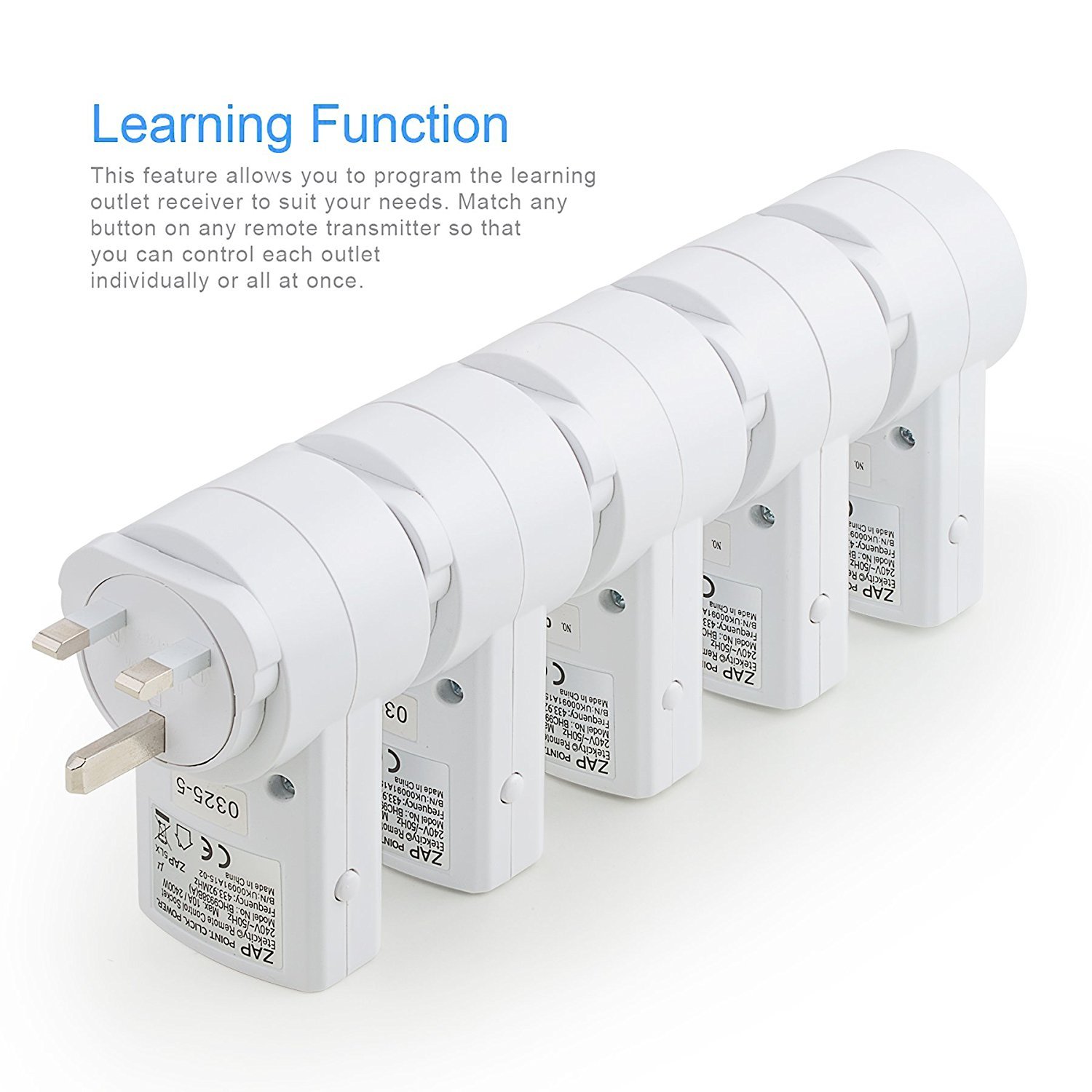 Etekcity Wireless Remote Control Sockets Programmable Electrical Plug