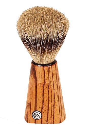 Amazon Com Czech Speake Luxury Zebrano Wood Silver Tip Badger