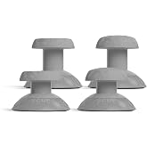 SCUF Valor PRO Thumbstick Replacement Kit &ndash; 1 Short Concave, 1 Short Domed, 1 Long Concave, 1 Long Domed, Easy to Swap, Durable &ndash; Light Gray