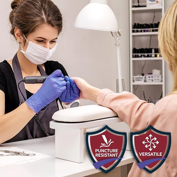 SHIELD LINE NITRILE MEDICAL EXAMINATION GLOVES – CHEMOTHERAPY-RATED DISPOSABLE FOR DOCTORS & NURSES- LATEX & POWDER FREE (1000, X-LARGE)