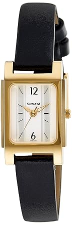 Sonata Essentials Analog White Dial Women's Watch-87021YL01