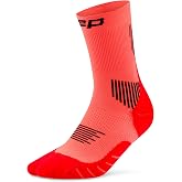 CEP Core Run 5.0 Mid Cut Compression Socks &ndash; Blister Prevention, Cushioning, Breathable Comfort &amp; Stability